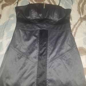 Black Strapless Cocktail Dress